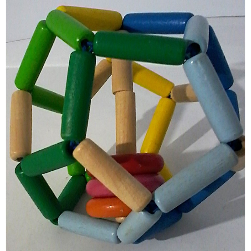 hochet balle en bois - Space