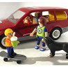Famille en voiture Playmobil  création LRE