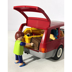 Famille en voiture Playmobil  création LRE