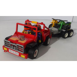 Playmobil Jeep et Moto...