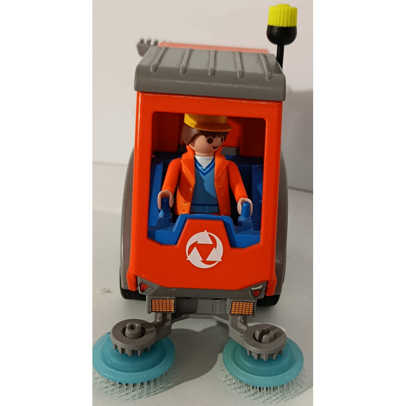Agent avec balayeuse - Playmobil 4045
