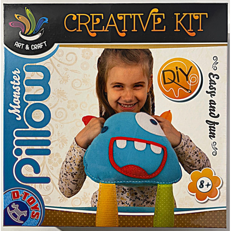 Kit créatif - Pillow Monster - D-TOYS