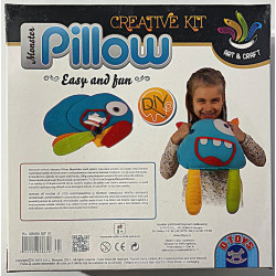 Kit créatif - Pillow Monster - D-TOYS