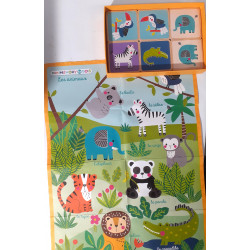 Memory en bois les animaux - Auzou