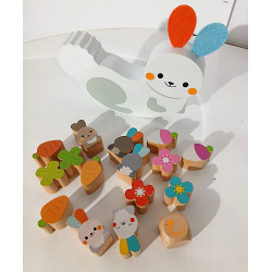 Jeu du lapin équilibriste - Galopins des bois