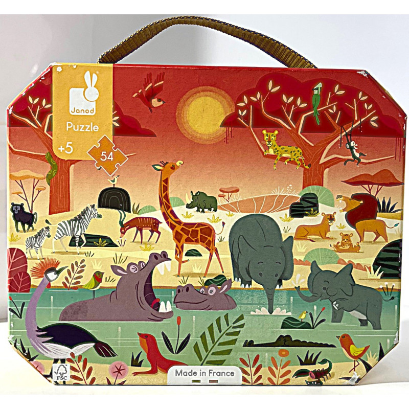 Puzzle réserve animalière - Janod