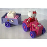 Tracteur Hello Kitty - Lego Duplo réf 8666