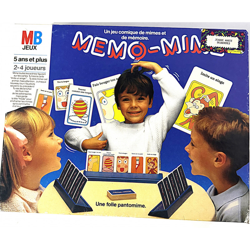 Memo mime - MB JEUX