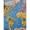 Carte du monde magnétique - Janod