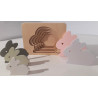 Puzzle lapin en bois - KINDSGUT