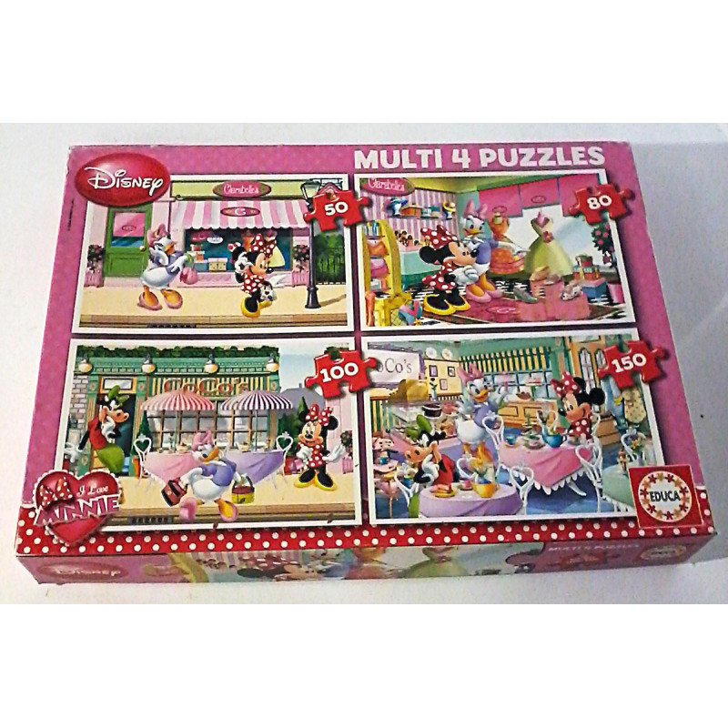 Puzzle 4 en 1 Minnie Disney - EDUCA