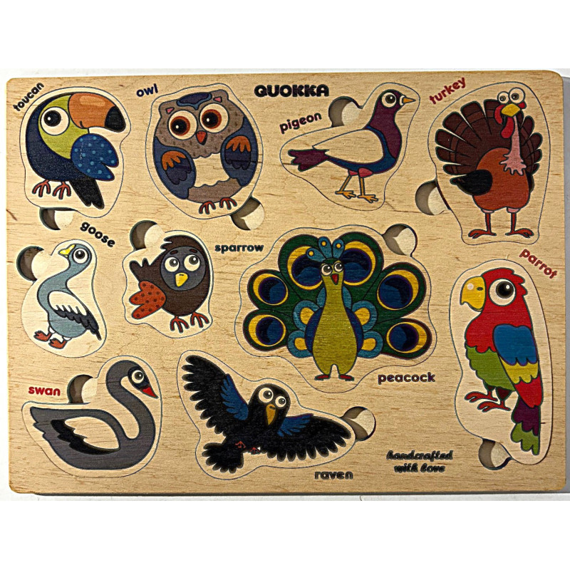 Puzzle d'apprentissage animaux en bois - Quokka