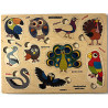 Puzzle d'apprentissage animaux en bois - Quokka