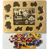 Puzzle véhicules en bois - Janod