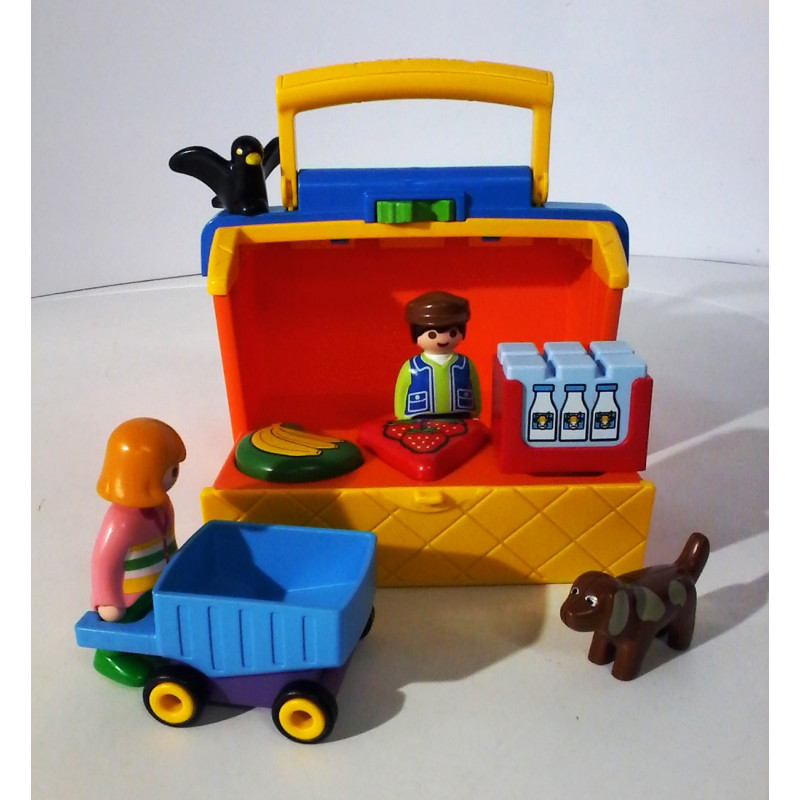 Playmobil 123 - Étal de Marché Transportable