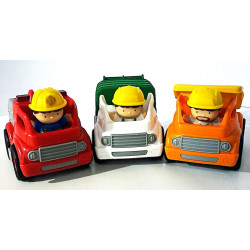 Set de 3 camions et 3 figurines - OXYBUL