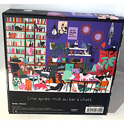 Puzzle une après-midi au bar à chat - Keep calm puzzle avec Youlie.