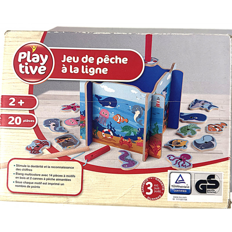 Jeu de pêche à la ligne bois - Playtive