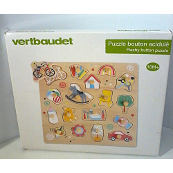 Puzzle bouton acidulé -...