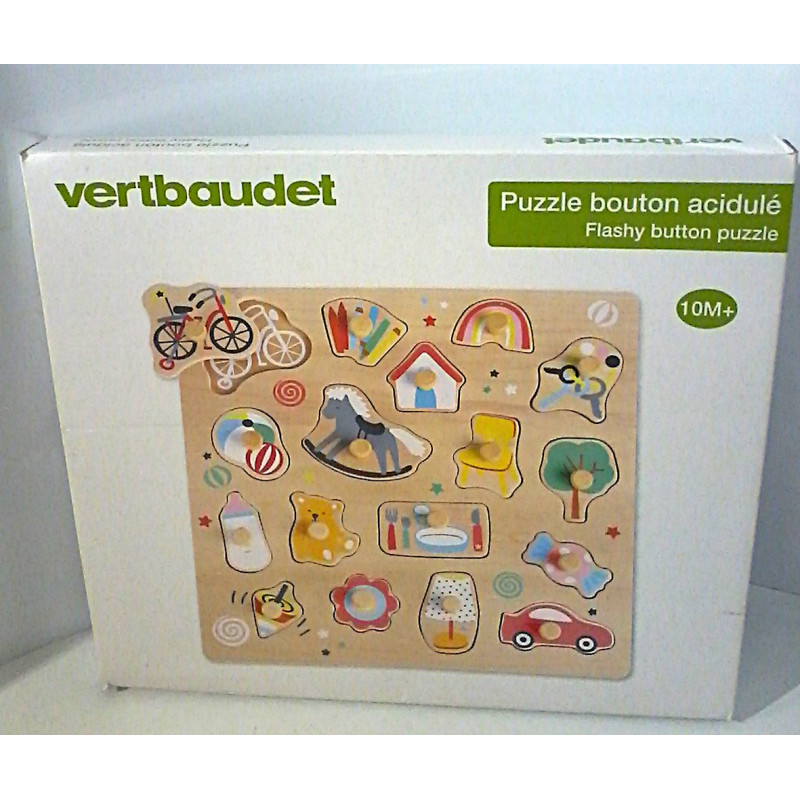 Puzzle bouton acidulé - VertBaudet