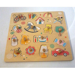 Puzzle bouton acidulé - VertBaudet