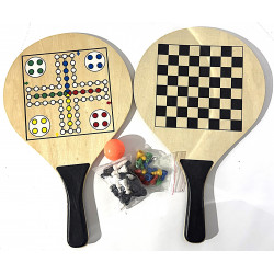 Raquettes de Beach tennis avec jeux d'échec et de ludo