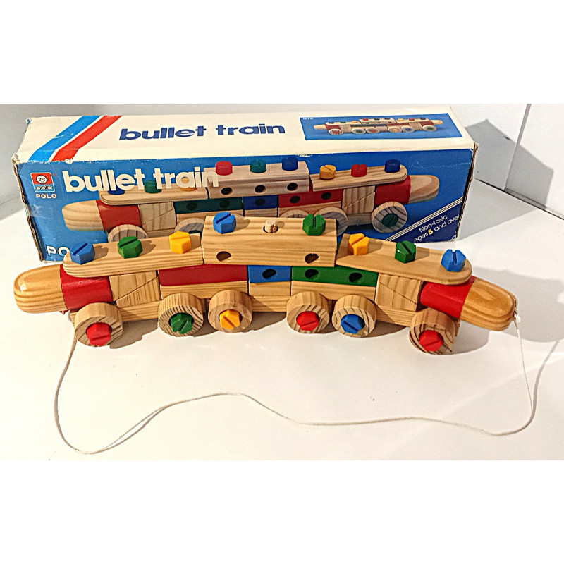 Train en bois à construire - Polo