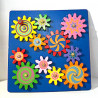 Puzzle d'engrenage bois - New classic toys.