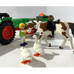 Tracteur et animaux réf 4497 - Playmobil - Création LRE