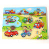 Puzzle en bois véhicule
