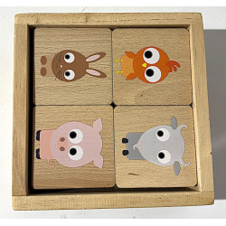 Jeu de memo en bois  - Oxybul