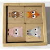 Jeu de memo en bois  - Oxybul