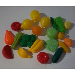 Sachet de légumes et de fruits