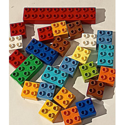 Lot de 25 briques - Lego Duplo