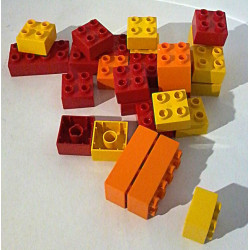 Lot de 25 briques - Lego Duplo