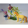 Licorne et personnages - Playmobil