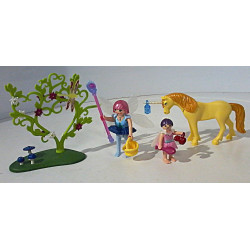 Licorne et personnages - Playmobil