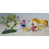 Licorne et personnages - Playmobil