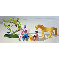 Licorne et personnages - Playmobil