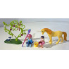 Licorne et personnages - Playmobil