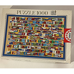 Puzzle drapeaux - Educa