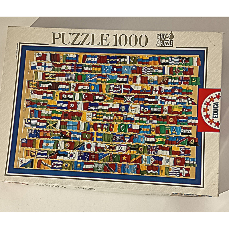 Puzzle drapeaux - Educa
