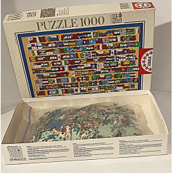 Puzzle drapeaux - Educa