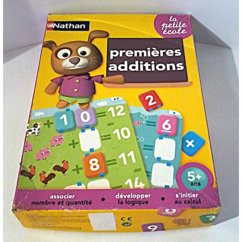 Jeu premières additions la petite école - Nathan.