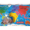 Carte du monde magnétique - Janod