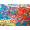 Carte du monde magnétique - Janod