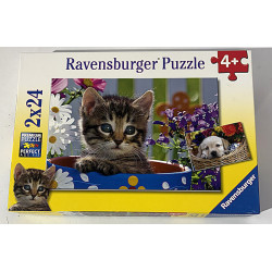 Puzzle chat et chien - Ravensburger