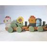 Train à blocs poules  - Little Dutch