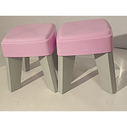 Lot de 2 tabourets