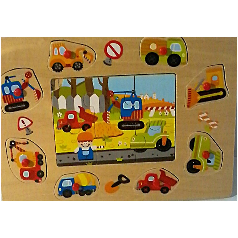 Puzzle Chantier en bois
